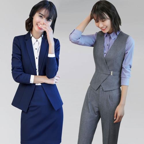 商務白領西裝女職業(yè)裝ol通勤西服套裝教師工裝辦公室職員工作服
